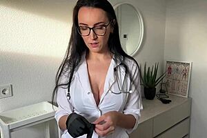 hot nurse eva gives patient deepthroat checkup till cum 😈👩‍⚕️