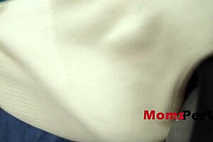 Stepmom sneaks taboo session with football star