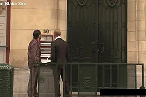 Petite Hungarian Destiny dped hard by two hung boys in double anal cowgirl ass licking spooning