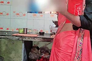 bhabhi what you doing in kitchen let me fuck you