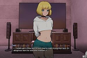 bunkered with femboy 10 as milf teases his cumshot