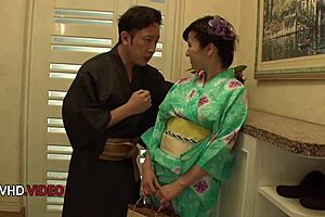 Harua Narimiya's Wild Cosplay Fuck Turns Into Intense Asian Milf Blowjob!!