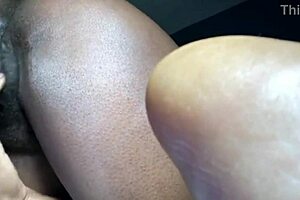 Sexy milf flashes huge tits big ass fingers wet pussy black lingerie