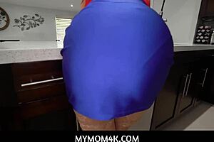 wet sally dangelo gulps young 18+ cock for taboo pov blowjob