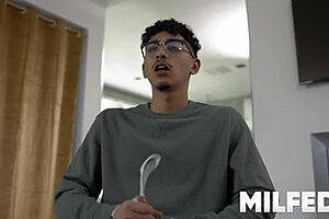 Step Mom Coated In Hot Cum Explosion