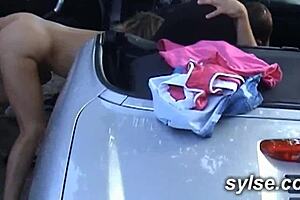 wanna watch us lesbians fuck outdoors?