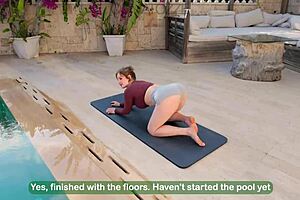 hey friend, ever seen a big tit milf cheat with the gardener?