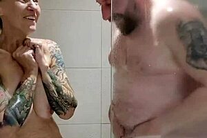 Pissing and showering with Molly McSquirts in the wet bathroom fun