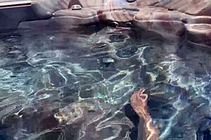 Italian milf artemisia love naked jacuzzi play, big tits legs pov fingering.