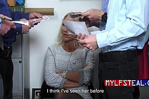 Horrid Female Politician Alexis Malone Gangbanged Doggystyle By Angry Mall Cops In Stockings