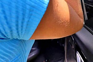 outdoor anal slut spreads juicy brazilian ass, pees after monster cock creampie