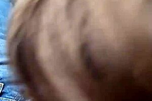 Thick German Slut Swallows Cum After Public Car Blowjob