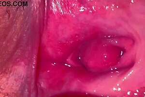 Amateur Wife's Shaved Pink Pussy Closeup 269 Days Post-Virginity Loss