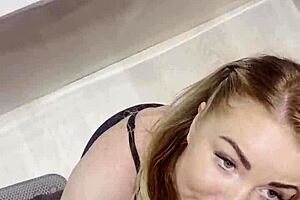 hey stepson let's make you cum hard in the bath since hubby left now