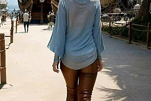 midlife crisis hit hard in chapter 3... my leather corset milf dream got so real outdoors