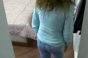 mature latina wife drops jeans begs for deep anal pounding