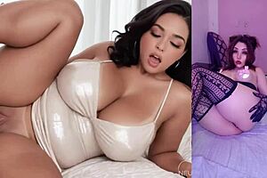 thick milf with mega tits rides stepson while i stroke off