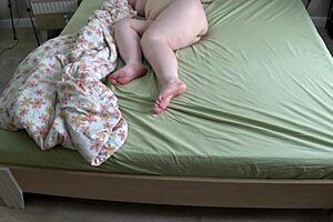 home cam spies chubby pawg wife fingering pussy to cum in white panties