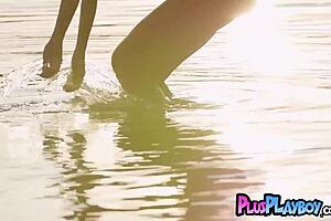 big titted natalie costello strips poses naked natural boobs beauty