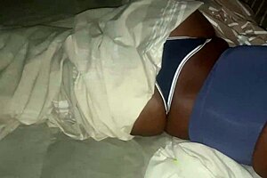 He nearly finishes inside his latina stepmom's huge ass