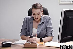 latina milf secretary stalks boss wife then fucks his big dick