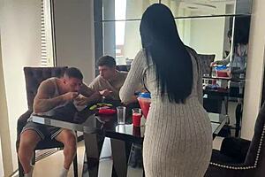 colombian milf trades ass fuck for our hungry lunch?