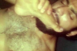 He laps at his girlfriend's dripping pussy before slamming into her tight ass