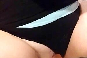 First time feeling two cocks stretch your pussy in dp gangbang?