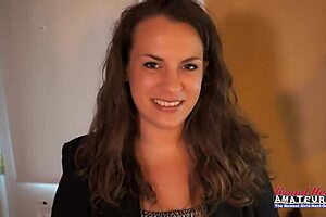 sexy brunette lilly m rims ass then deepthroats before pounding