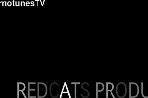 red cat milf bound legs machine fucked to orgasm