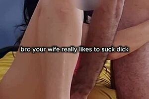 husband watches me suck another man's dick pov