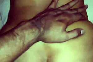 POV Thai milf bent over doggy creampie pounding