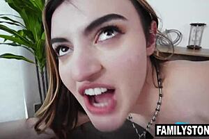 Lucky stepson Josh Rivers bangs stepnana Piper Press stepmom Addyson James stepsis Julia James