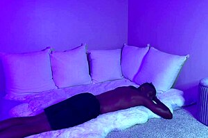 Horny Milf Gets Happy Ending Massage With Big Black Cock Deepthroat Squirting Outdoor