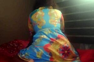 ebony mommy with big natural tits rides monster black cock