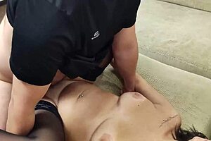 real homemade mfm threesome builds to wife's explosive outdoor orgasm part 2