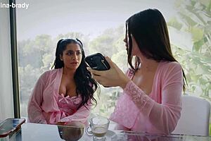 rossa vaxx and yasmina khan, you sluts ready for bbc gangbang with deepthroats and cum everywhere