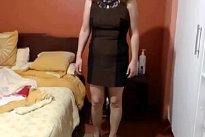 i call stepson to watch me finger wet pussy after work