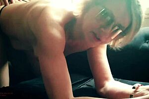 French mature slut bent over doggystyle, fucked hard and creampied fast?