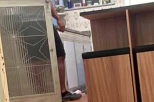 Belinha hotwife flashes seduces delivery guy then uber moto driver scores double cumshots in mouth!