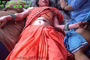 indian stepmom seduces stepson with dirty hindi talk and pussy play