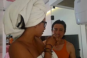 Perverted Old Man Ravages Busty Big-Assed Latina Stepdaughter