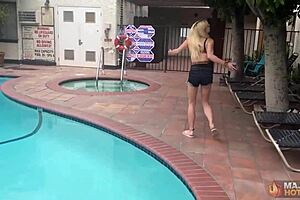 hot blonde nova cane rides rome major doggystyle with deepthroat blowbang