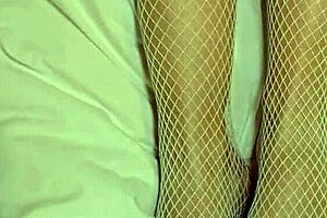 Nurse slips into big boobs costume for roleplay