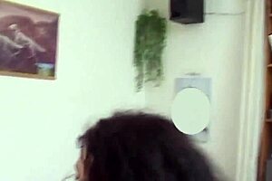 Her amateur italian suckjob poisons cock then she squats pissing everywhere at home