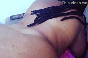 Stepmom and sister unaware as i sneak behind for fingering