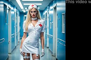 sandy's nurse betty bulge milf cosplay sci-fi pmv parody rocks hospital!