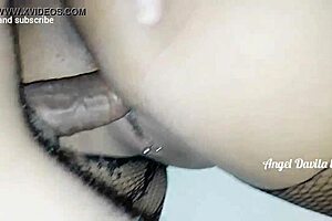 Latina mature begs black cock to clean after HORNY assfucking