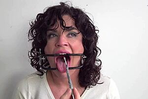 Gag Reflex Destroyed In Humiliating Deepthroat Bondage For Dumb Slut Karen
