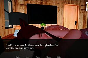 Teen redhead milf plays erotic ass game with big tits family